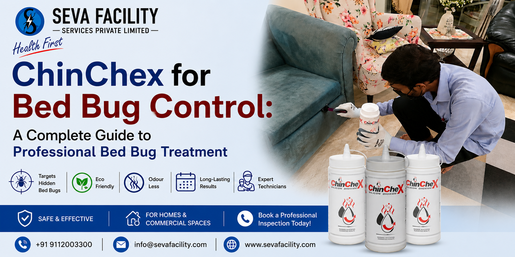 ChinChex for professional bed bug control