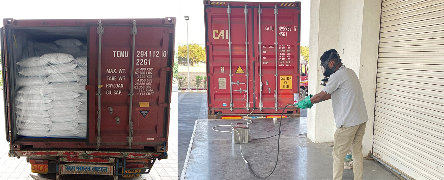 Container Fumigation Banner