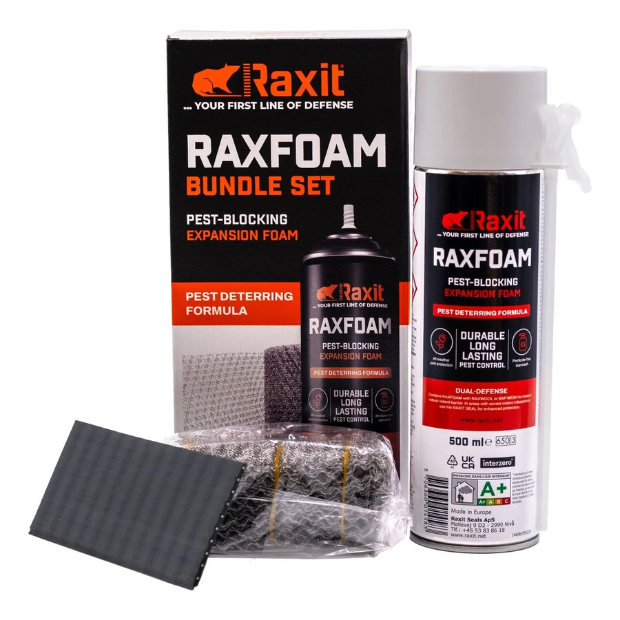 Raxfoam bundle set with foam, steel mesh and seal