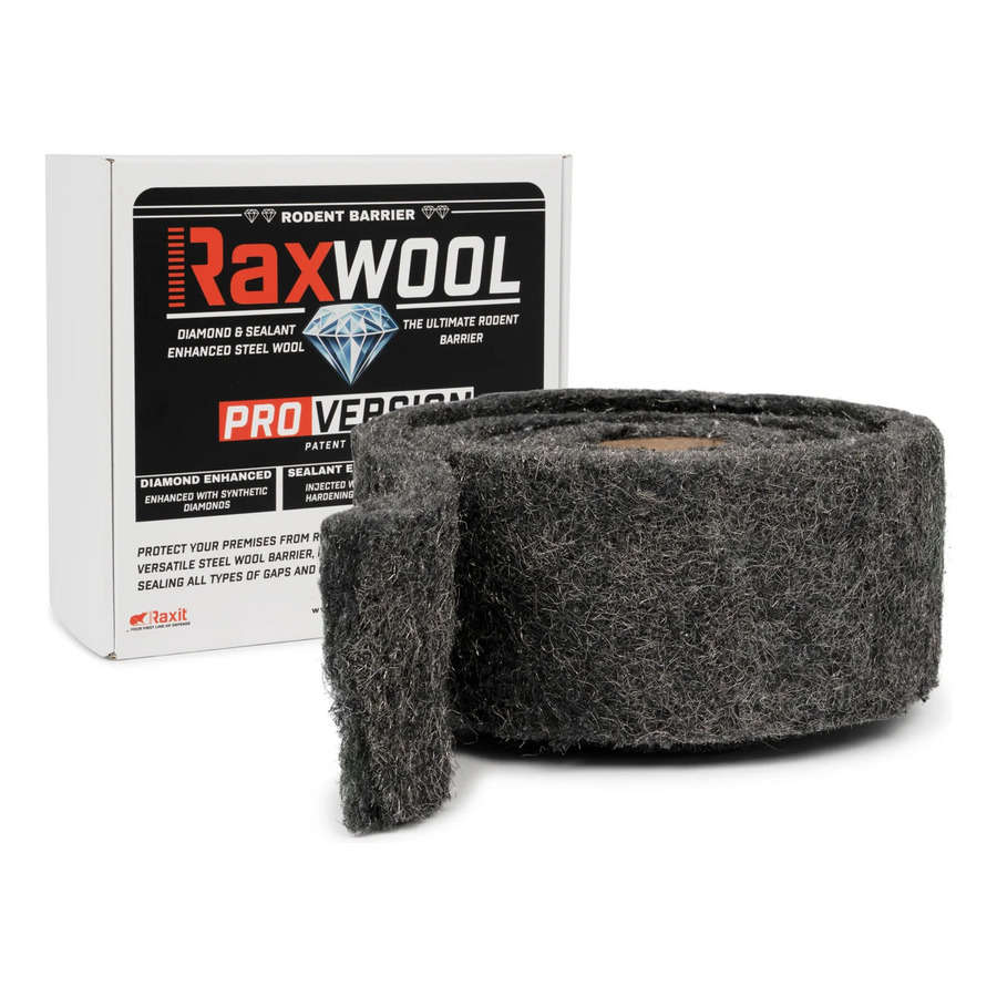 Raxwool Pro stainless steel wool barrier roll